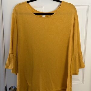 Old Navy Women's Yellow Blouse